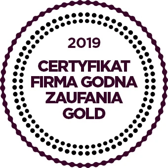 2019 Trustworthy Company Gold Certificate