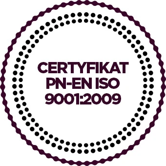 PN-EN ISO 9001:2009 certificate